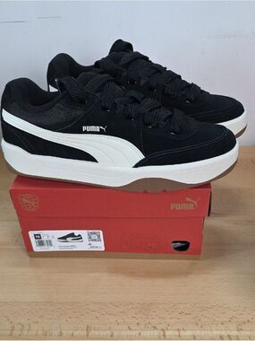 Puma Park Lifestyle SK8 SD Black with Frosted Ivory Accents